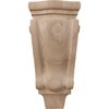 Ekena Millwork 4 3/4"W x 1 3/4"D x 10"H Small Traditional Pilaster Wood Corbel, Mahogany CORW05X02X10PTGM